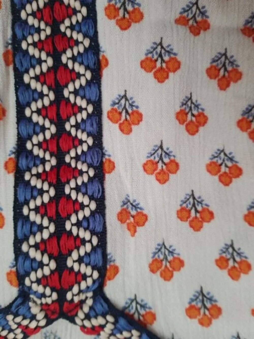Patrons of Peace - Boho Tank Top Blouse Hi-Low | XS | Floral Pattern - Picture 4 of 6